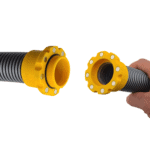 Magnetic vacuum hose quick connect adapters for woodworking dust collection systems.