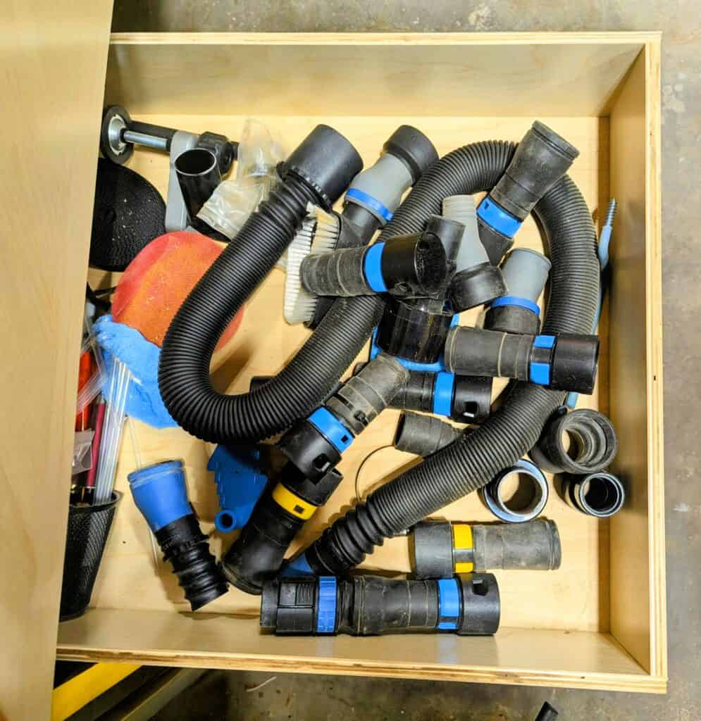 Dust collection fittings mess