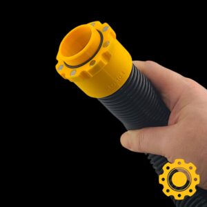 1-7/8" Magnetic Quick Connect Adapter For Ridgid Vacuum Hose — Male